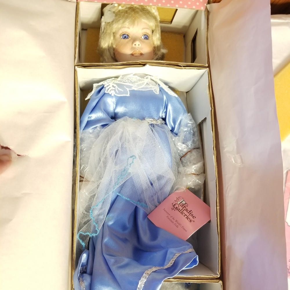 Paradise Galleries Angel of Peace Porcelain Doll